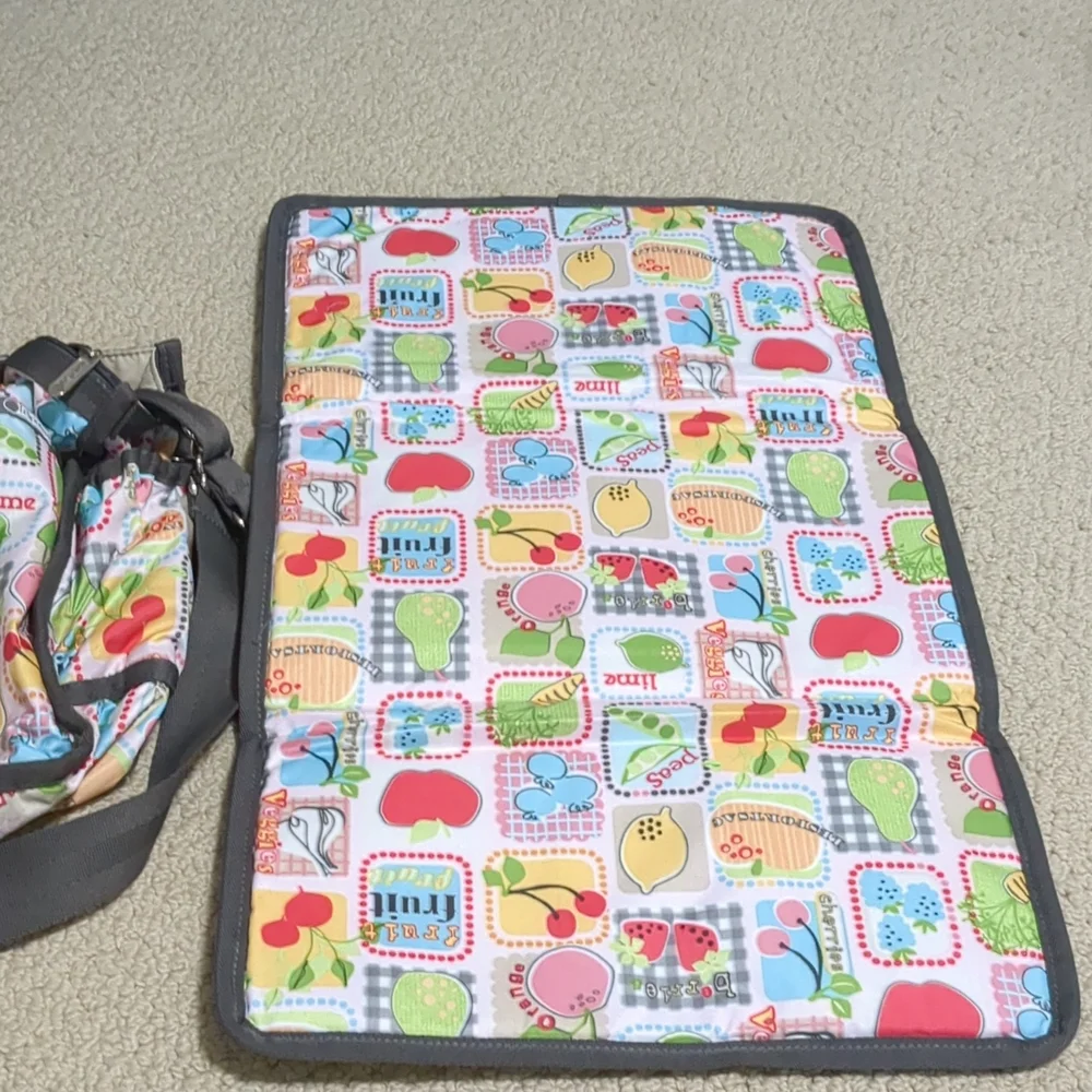 Worn Lesportsac diaper bag